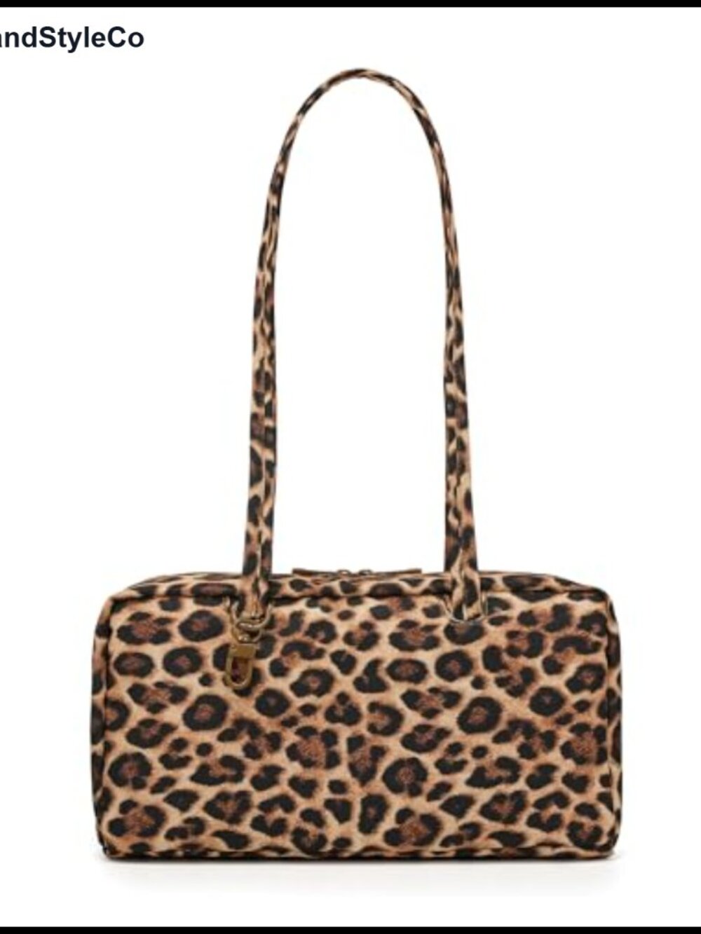 Lightweight Nylon Bowler Bag East-West Shoulder Tote Everyday Women
